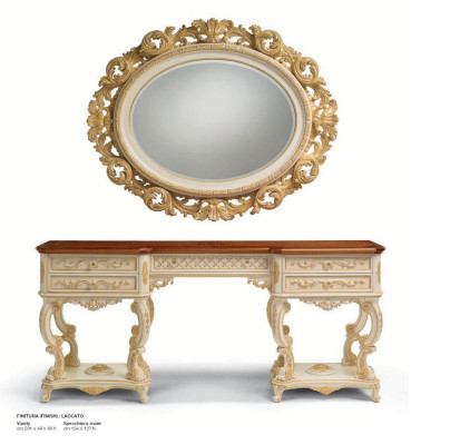 Vanity set mirror dressing table console table bedroom