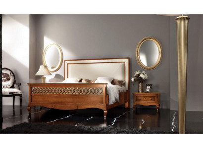 Bedroom furniture set suite Italian furniture nightstand solid wood 3-piece set