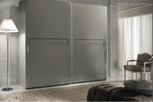 Wardrobe sliding door wardrobes wood Italian furniture furnishings