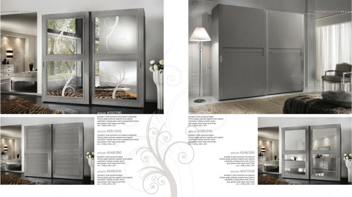 Wardrobe sliding door wardrobes wood Italian furniture furnishings