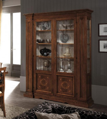 Solid wood living room sideboard display cabinets Vaccari cav giovanni