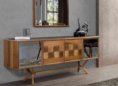 Cabinet Furniture Wardrobe Set 2-piece Dresser Mirror New Sideboard Dressers