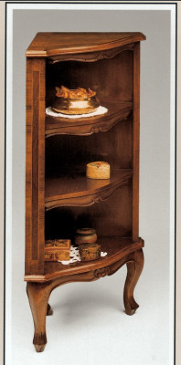 Corner cabinet shelf, corner bookshelf, wall corner shelf, wooden cabinets design, baroque.