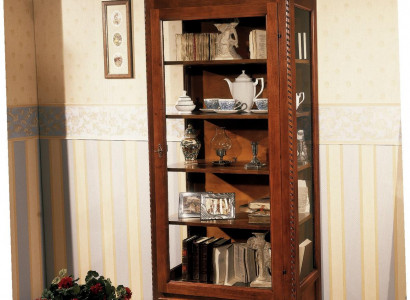 Solid wood furniture glass display cabinet real wood sideboard living room display cabinet