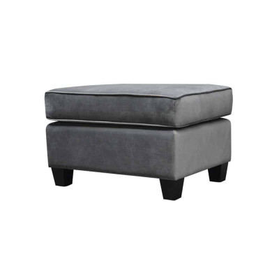 Seat stool pouf ottoman footstool ottoman velvet 75x53cm