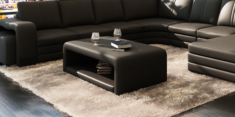 Design modern coffee table Franco tables living room table upholstered