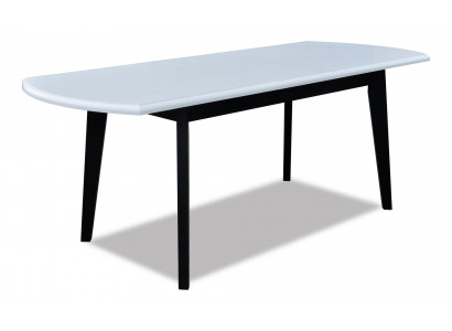 Tables Design Table Wooden Table Dining Room Luxury Furniture White Black 80x160/200 cm