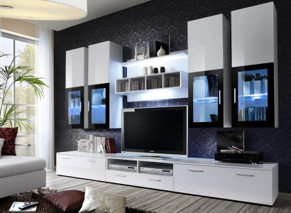 Wall unit furniture wall cabinet design wood wall cabinet modern set