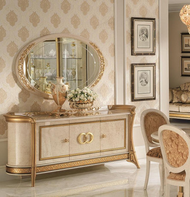 Sideboard + Mirror Sideboard Bedroom Dresser Baroque Rococo arredoclassic new