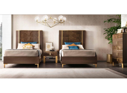 Bed, bedside table, stool, 4-piece bedroom set, modern luxury bed designs