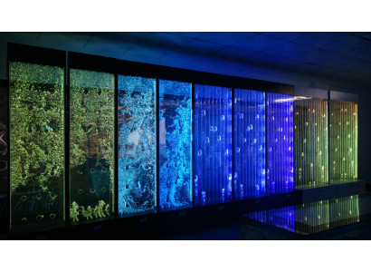 Wall panel water bubbles LED water wall decorative designer water wall