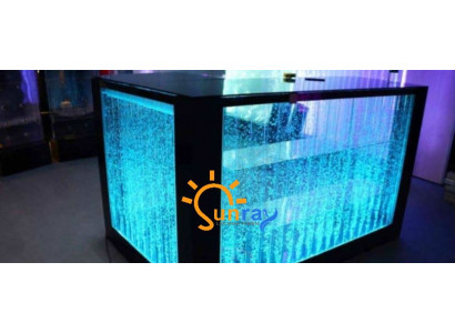 Bar table water wall bar counter furniture illuminated bar table bar counter