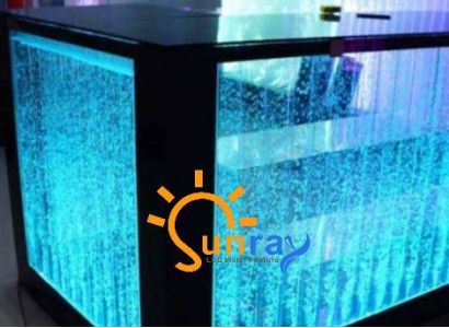 Bar table water wall bar counter furniture illuminated bar table bar counter