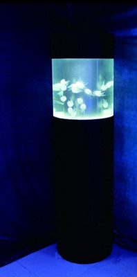 Design Water Aquarium Water Column Column Decoration Jellyfish Water Wall