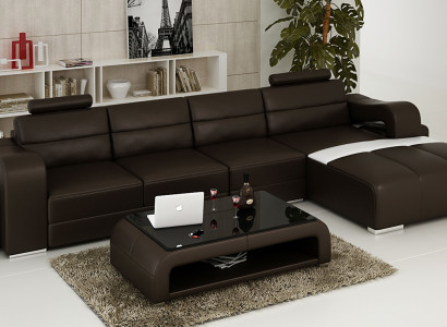 Leather sofa couch living area corner sofa corner design modern sofa F3008C