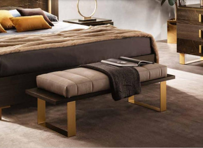 Footstool Designer Side Stool Bench Italian Bedroom Furniture 140cm