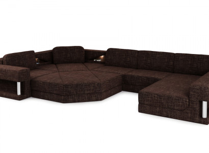 Corner sofa with USB upholstery textile design sofa set sectional Parliament