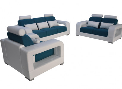 Sofa Couch Upholstery Living Area Seating Furniture Set Suite 3+2+1 Sofas