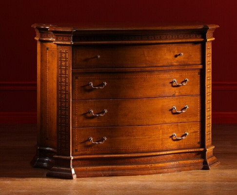 Country house dresser cabinet wood cabinets furniture consoles Italian furniture brown