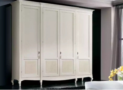 Bedroom luxury wardrobe white closet wood modern furniture new