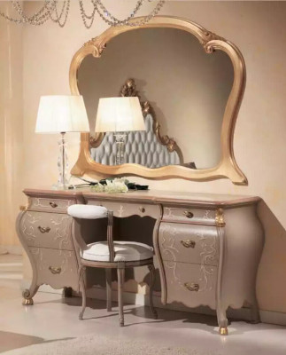 Makeup table set console mirror bedroom furniture design set