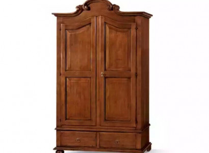 Classic wardrobe, brown wall unit, wardrobe, Italian furniture