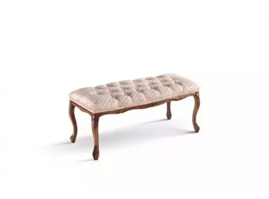 Seating furniture bench upholstered bench wooden bench padded fabric stool pink new