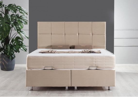 Luxury Box Spring Bed Double Beds Bedroom Furniture 120x200cm