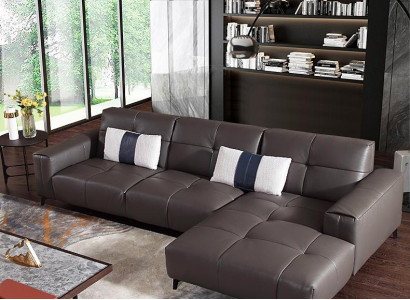 Design corner sectional L-shape modern sofas leather sofa couch seating living landscape