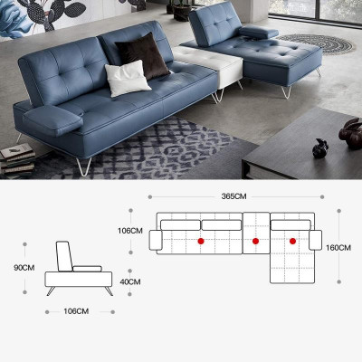 Living area couch upholstery textile fabric leather seating suite corner L-shape corner sofa