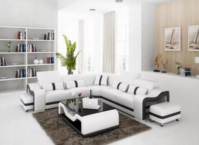 Leather sofa design sofa corner sofa L shape modern corner sofa upholstery