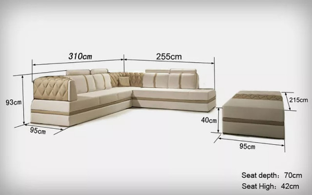 Corner sofa L shape designer sofa modern sofa leather sofa corner suite couches