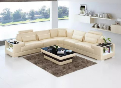 Modern corner couch design, sectional sofa, living room furniture, leather upholstery, couch