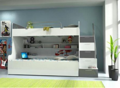 Bunk bed, loft bed, double bed, youth bed, beds, loft beds, furniture