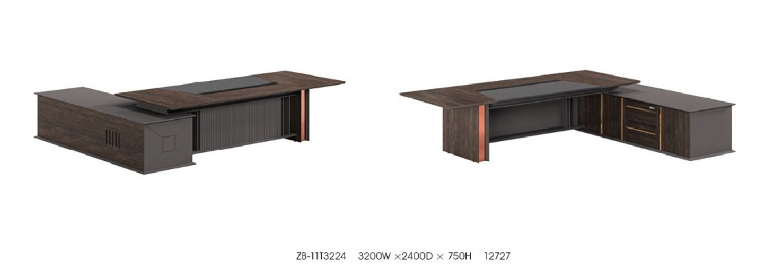 Desk table office furnishing work table office cabinet 2-piece.