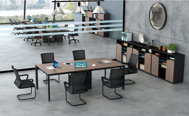 Conference table office boss room furniture design desks practice