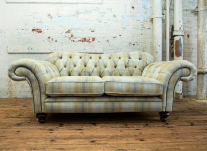 Chesterfield Sofa 2-Seater Design Sofas Upholstered Couches Leather Relax Two-Seater