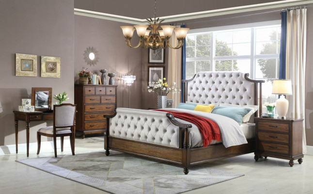 Design Bedroom 6 Piece Bedroom Complete Set Bed Nightstand Dresser New