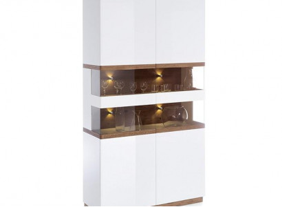 Modern style display cabinet living room collection display cabinet shelf sideboard white