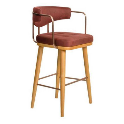 Stylish Bar Stool Chair Designer Wooden Chair Dining Chair Stool Bar Brown New