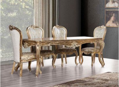 Baroque dining room chair chair wood luxury dining room baroque fabric style chairs