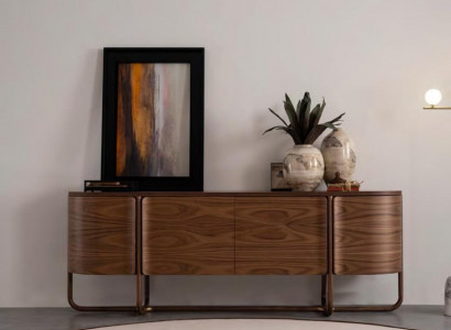 Brown luxury wood dresser modern sideboard living room furniture console