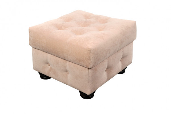 XXL Footstool Club Lounge Stool Textile Ottoman Design Pouffe Ottoman New