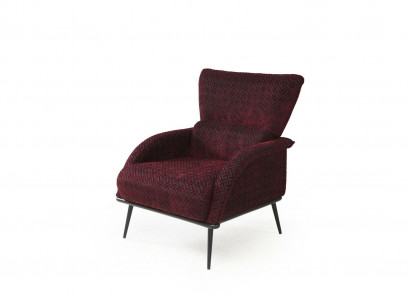 Armchair Single-Seater 1 Seat Fabric Modern Chair Living Room Furniture Textile Club Chair