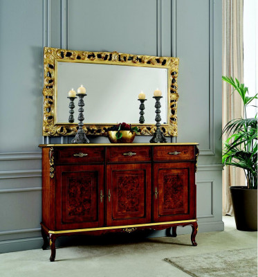 Chic Italian furniture style baroque dresser cabinet cabinets designer