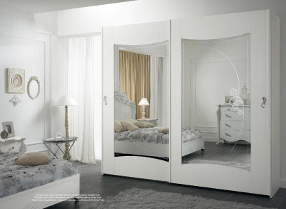 Wardrobe White Luxury Furniture Italian Design Bedroom Closet