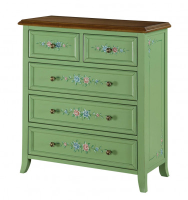 Green dresser sideboard cabinet real wood furniture dressers cabinets new