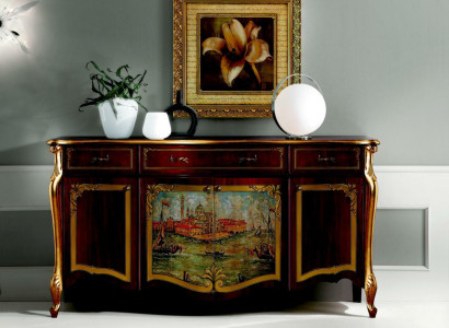 Design furniture luxury baroque buffet sideboard XXL Italian design new